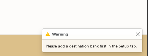 Clear validation messages that explain how to fix issues